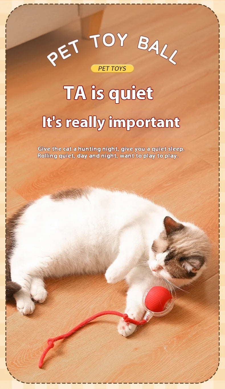 Automatic Cat Interactive Rolling Ball