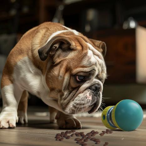 Rolling Treat Dog Dispenser