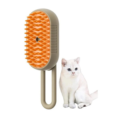 3-in-1 Dog/Cat Steam Spray Hair Brush